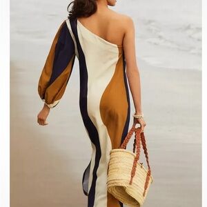 Anthropologie X Cala de la Cruz Taliana Maxi Dress SZ L. NWT